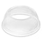 Karat PET Lids, Wide Opening Dome, Fits 12 oz to 24 oz Cold Cups, Clear, 1000PK C-KDL626-WH - alternate 1